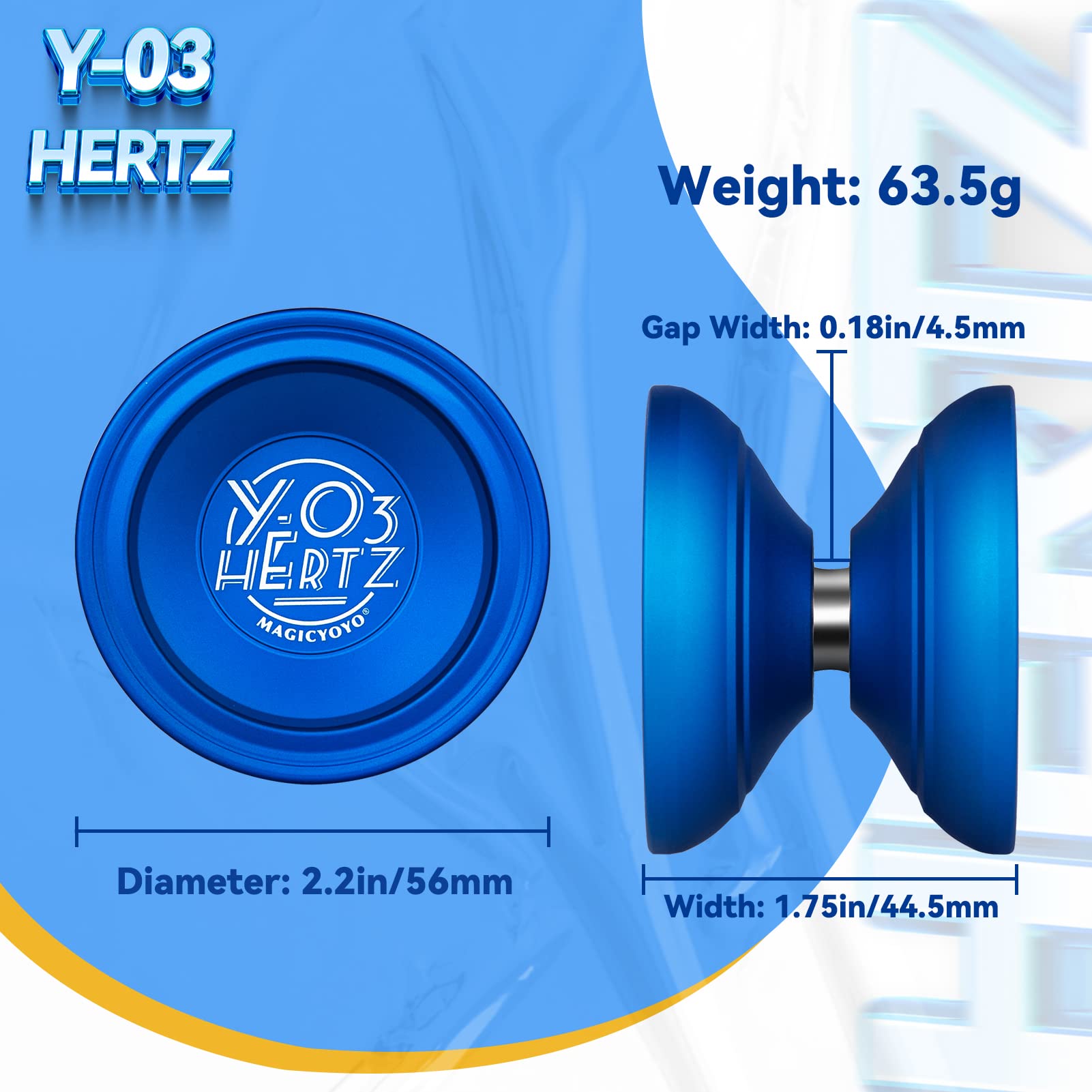 MAGICYOYO Y03 Hertz Professional Unresponsive Yoyo for String